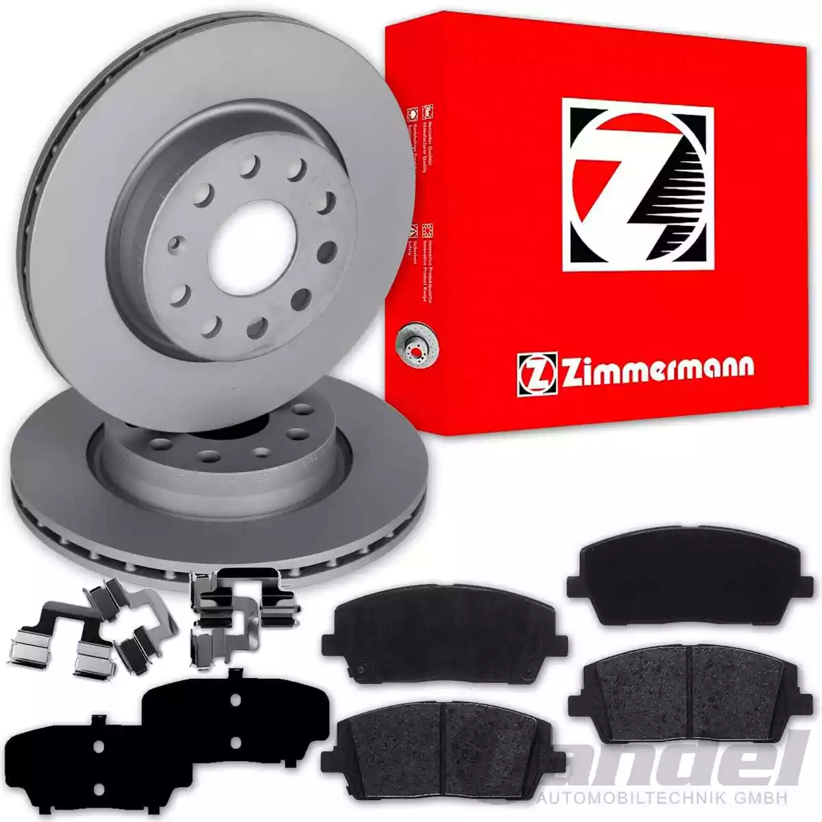 Гальмівні диски та колодки Zimmermann для RENAULT Clio III Grandtour Гальмівні диски та колодки Zimmermann для RENAULT Clio III Grandtour