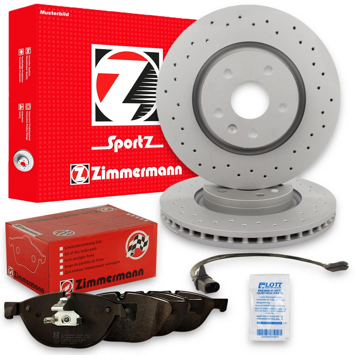 Гальмівні колодки та диски Zimmermann для SEAT AROSA (6H) 1.7 SDI Гальмівні колодки та диски Zimmermann для SEAT AROSA (6H) 1.7 SDI
