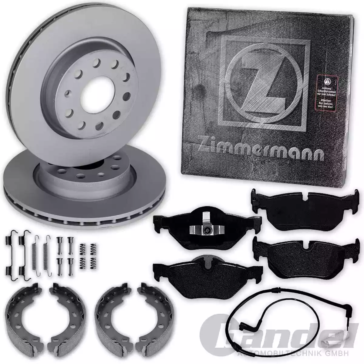 Гальмівні диски та колодки Zimmermann для Opel Corsa B (S93) — безпека і якість
