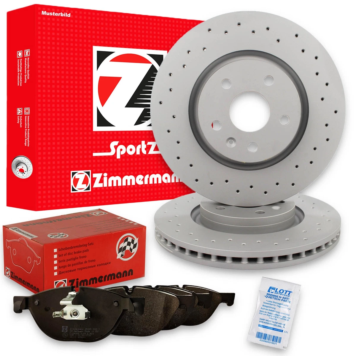 Гальмівні колодки та диски Zimmermann для SEAT AROSA (6H) 1.7 SDI Гальмівні колодки та диски Zimmermann для SEAT AROSA (6H) 1.7 SDI