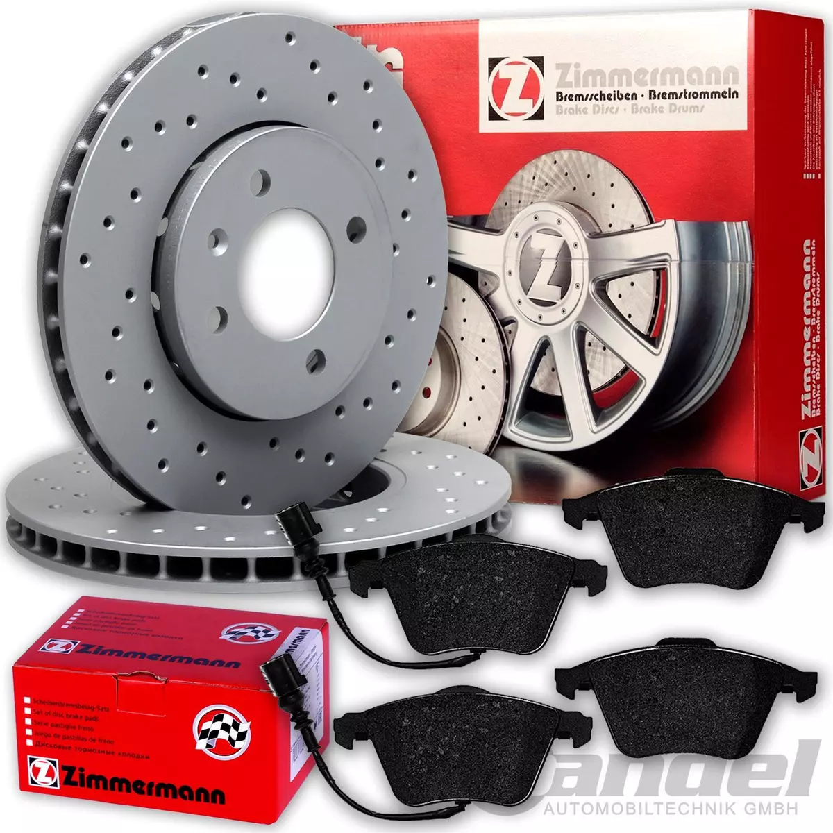 Гальмівні колодки та диски Zimmermann для Subaru Impreza GD 1.6 AWD Гальмівні колодки та диски Zimmermann для Subaru Impreza GD 1.6 AWD